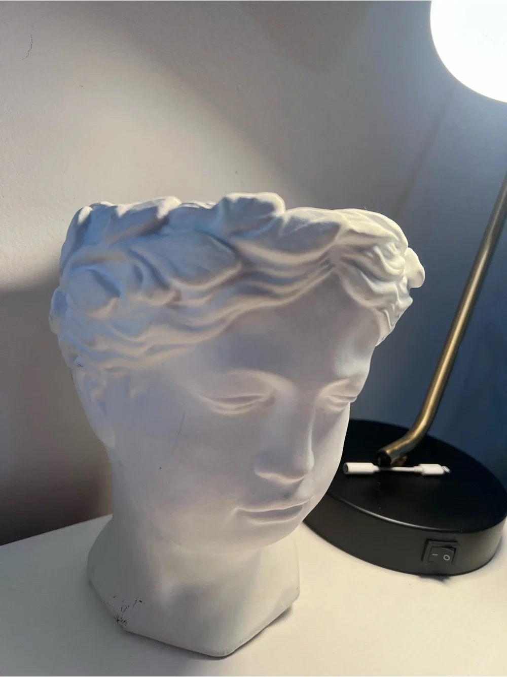 Grecian Goddess Bust Planter / Vase